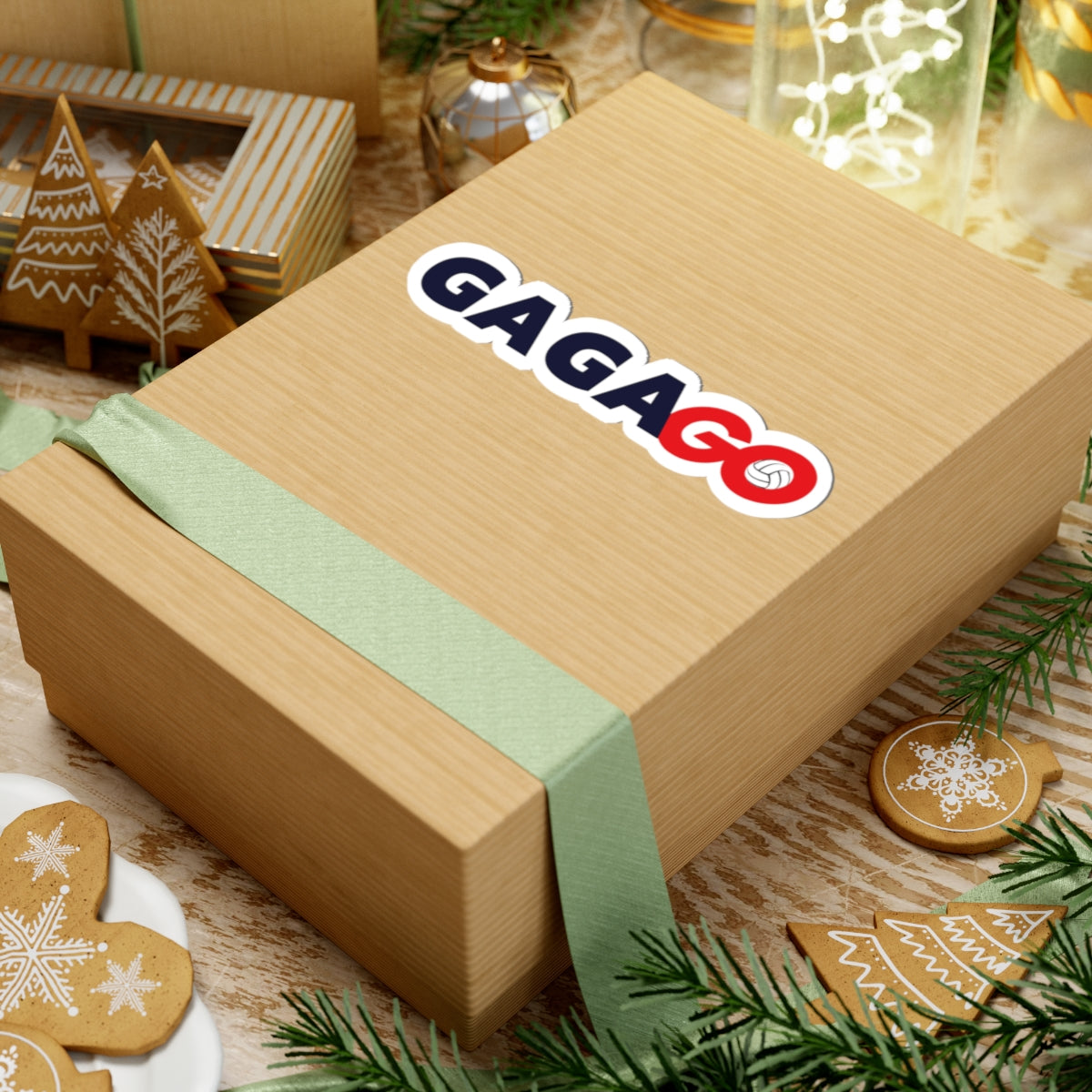GAGAGO Logo Sticker — Kiss-Cut Laptop Decal