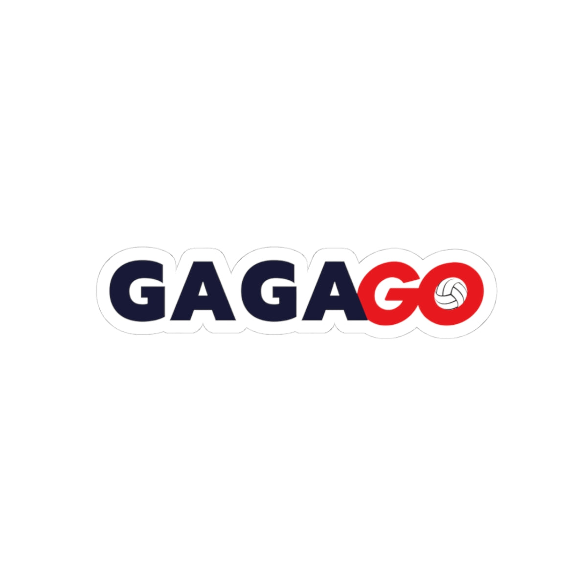 GAGAGO Logo Sticker — Kiss-Cut Laptop Decal