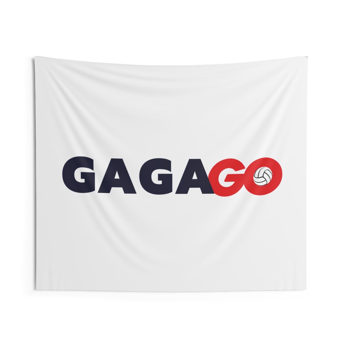 GGG White Polyester Tapestry